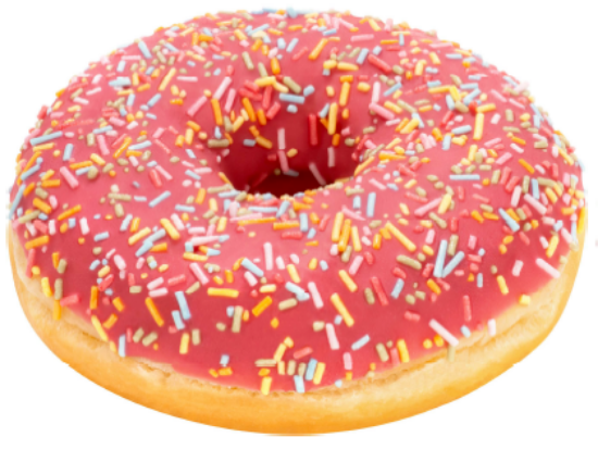 Bild von *48 ST. PINK SPRINKLE DONUT