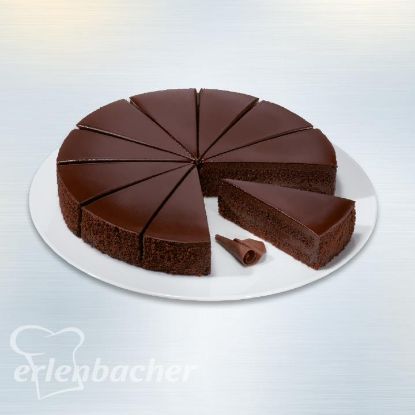 Bild von *1 ST. "TOUT AU CHOCOLAT" TORTE (UK = 6 ST.)