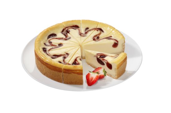 Bild von *1 ST. CREAM CHEESECAKE STRAWBERRY (UK = 6 ST.)