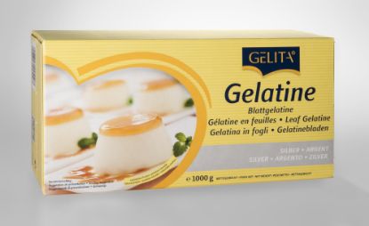 Bild von 1 KG BLATTGELATINE SILBER GELITA