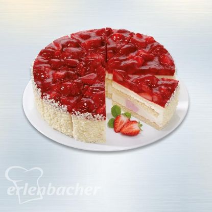 Bild von *1 ST. ERDBEER-VANILLE-TORTE (UK = 4 STK)