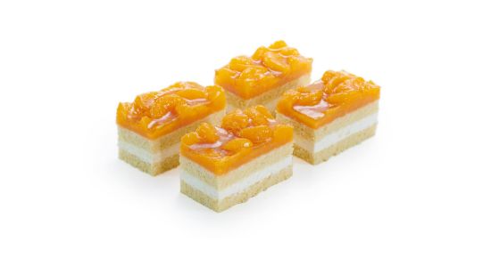 Bild von *1 ST. MANDARINEN-SAHNESCHNITTE (UK = 3 ST.)