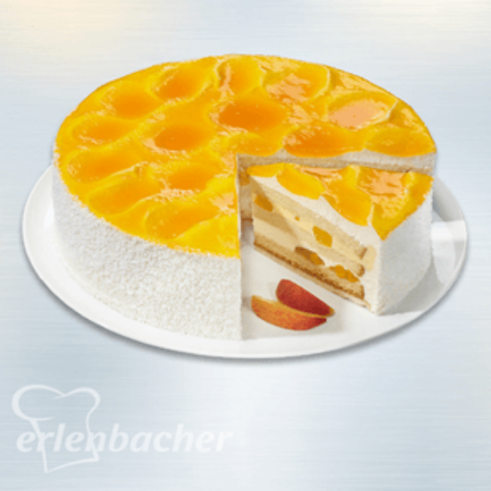 Bild von 1 ST. CREME-RICOTTA-PFIRSICH-TORTE ( UK = 4 STK )