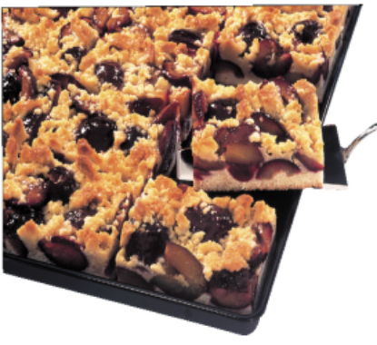 Bild von 1 ST. PFLAUMEN-BUTTERSTREUSEL-SCHNITTE ( UK =3 STK