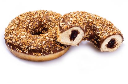 Bild von 36 ST. DONUT GEFÜLLT MIT HASELNUSSCREMEFÜLLUNG