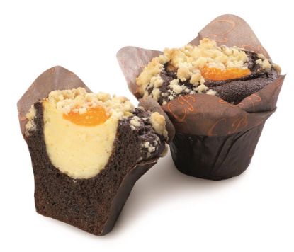 Bild von 24 ST. CHEESECAKE CHOCO MUFFIN MIT MANDARINE