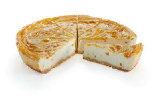 Bild von *1 ST. PFIRSISCH-MARACUJA-CHEESECAKE (UK = 6 ST.)