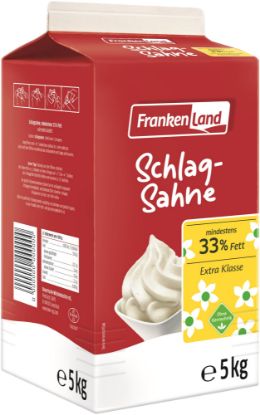 Bild von 5LTR SCHLAGSAHNE 33% FRANKENLAND