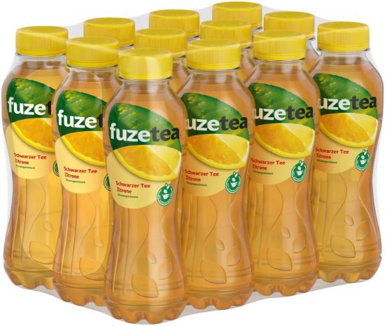 Bild von FUZE TEA SCHWARZER TEE ZITRONE 12 x 0,4