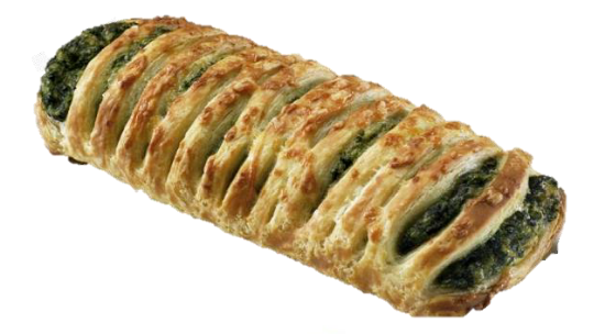 Bild von 50 ST. SPINAT-FETA-STRUDEL