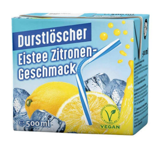 Bild von DURSTLÖSCHER EISTEE ZITRONE 12X0,5 LTR.