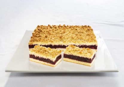 Bild von *1 ST. KIRSCH-BUTTERSTREUSEL-BLECHKUCHEN 20 PORTIO