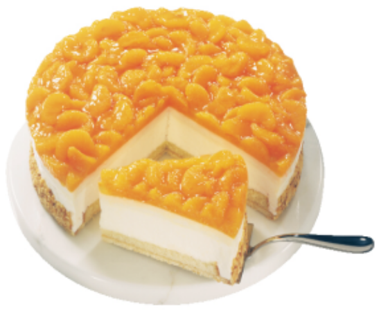 Bild von 1 ST. MANDARINEN-KÄSE-SAHNE-TORTE 