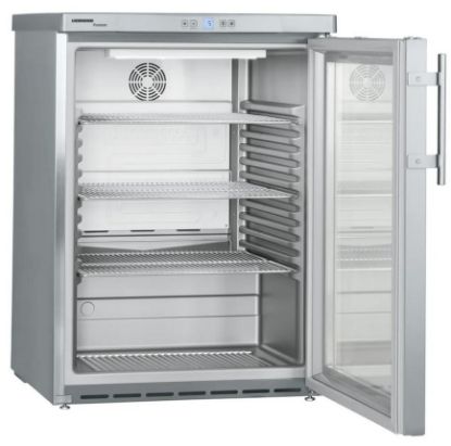 Bild von LIE FKUv 1663 UNTERBAU KÜHLGERÄT Edelst/Glastür