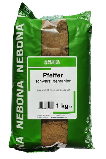 Bild von PFEFFER SCHWARZ GEMAHLEN 1KG BEUTEL
