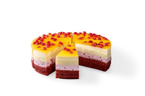 Bild von *1 ST. JOHANNISBEER-PFIRSICH-TORTE 12 PORT.