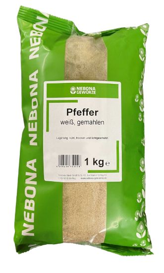 Bild von PFEFFER WEISS GEMAHLEN 1KG BEUTEL
