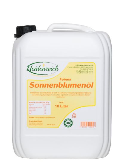 Bild von SONNENBLUMENÖL 10L KANISTER