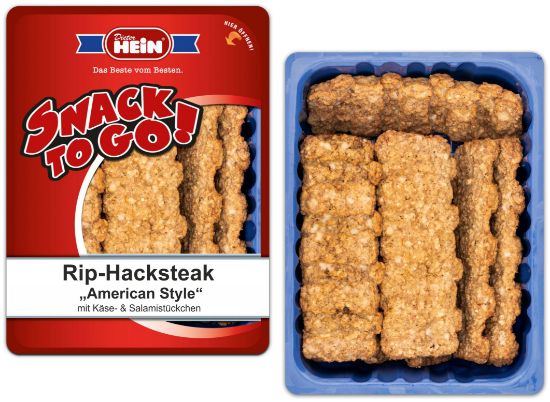 Bild von *1 KG AMERICAN RIP HACKSTEAK 10 X 100 GR.