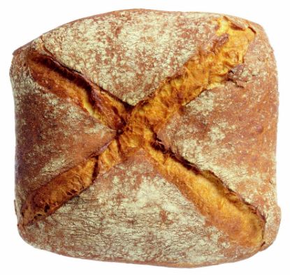 Bild von 12 ST. PANE BIANCO KREUZBROT 550 GR. HB