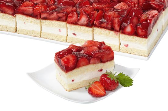 Bild von 1 ST. ERDBEER-BUTTERMILCH-SCHNITTE