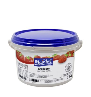 Bild von 3 KG ERDBEER KONFITÜRE OBSTLAND
