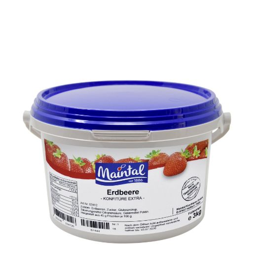 Bild von 3 KG ERDBEER KONFITÜRE OBSTLAND