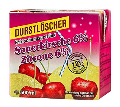 Bild von DURSTLÖSCHER KIRSCH-ZITRONE 12X0,5 LTR.