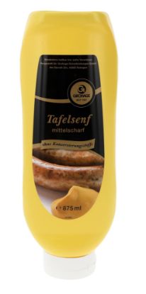Bild von 875ml SENF MITTELSCHARF (UK-8x)