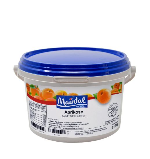 Bild von 3KG APRIKOSE KONFITÜRE OBSTLAND