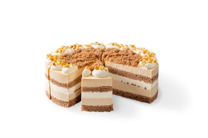 Bild von 1 ST. NUSS-SAHNE-TORTE GESCHNITTEN
