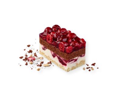 Bild von *1 ST. HIMBEER-CRANBERRY CRISP SCHNITTE