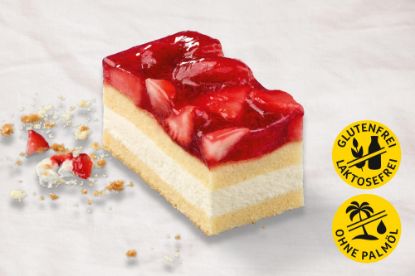 Bild von *1 ST. ERDB.-KÄSE-SAHNE-SCHNITTE GLUTEN-/LAKT.FREI