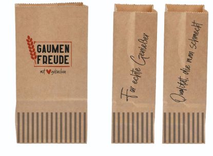 Bild von 1000 FALTENBEUTEL GAUMENFREUDE 14x6x28CM