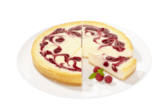 Bild von 1 ST. HIMBEER-CHEESECAKE (UK=6 St.)