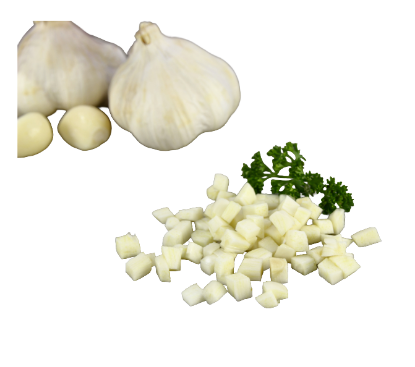 Bild von *5KG TK-KNOBLAUCHWÜRFEL 4x4mm