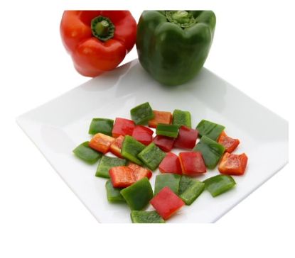 Bild von 10KG TK-PAPRIKAWÜRFEL 10x10MM