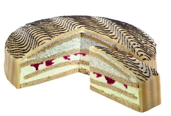 Bild von 1 ST. PISTAZIE-MOHN-SAHNETORTE