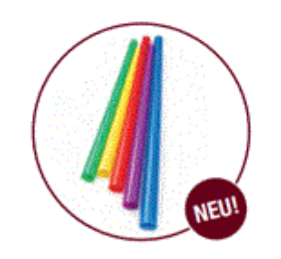 Bild von TRINKHALME JUMBO 240/8mm Bunt 5000 Stk