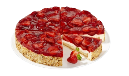 1 ST. ERDBEER FRUCHTKUCHEN 12 PORT.