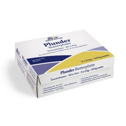 Bild von 10KG TOURIERBUTTER/PLUNDERPLATTE