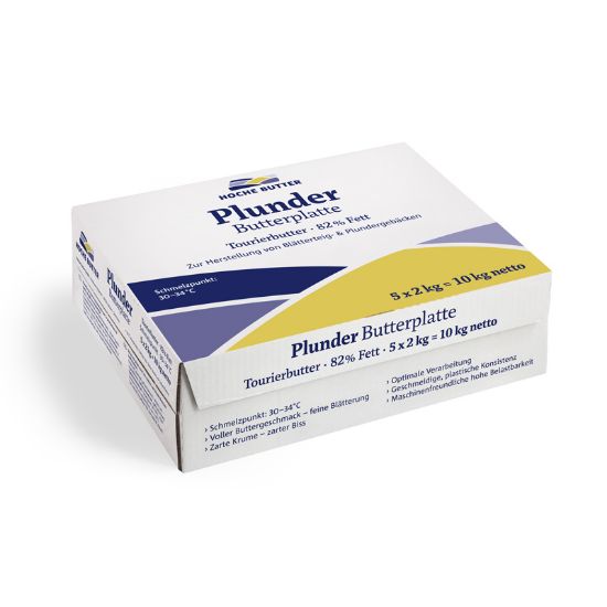 Bild von 10KG TOURIERBUTTER/PLUNDERPLATTE