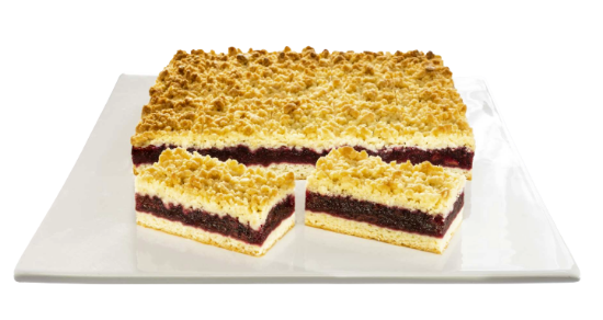 Bild von *1 ST. KIRSCH-BUTTERSTREUSEL-BLECHKUCHEN 20 PORTIO