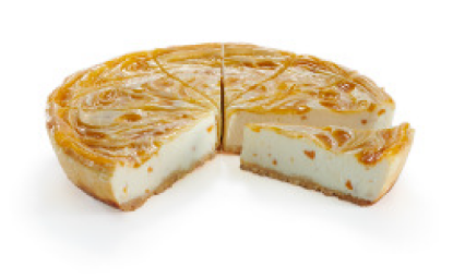 Bild von *1 ST. PFIRSICH-MARACUJA-CHEESECAKE (UK = 6 ST.)