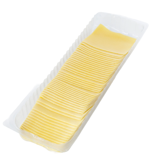Bild von 1KG GOUDA SCHEIBEN 10x10CM 20 GR. GEFÄCHERT