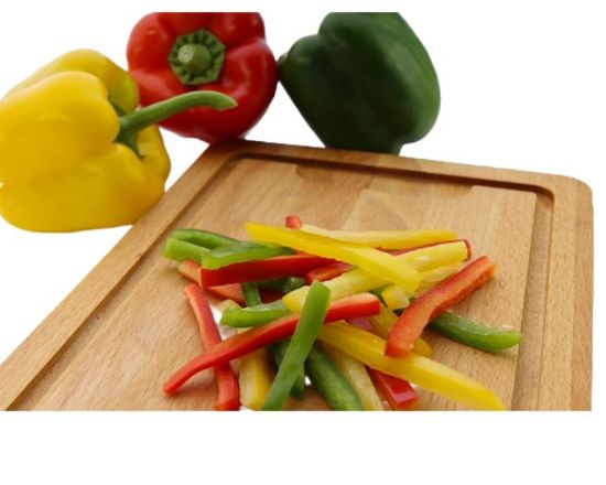 Bild von *10KG TK-PAPRIKASTREIFEN TRICOLOR