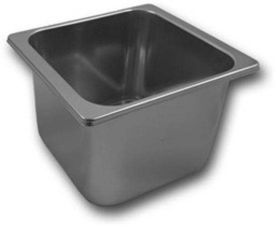 Bild von *EDELSTAHLSCHALE/EISBEHÄLTER 180x165x120mm