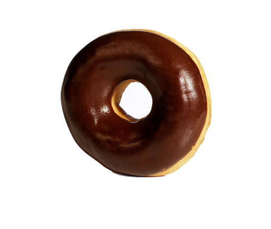 Bild von 48 ST. DONUTS DUNKLE GLASUR