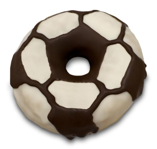 Bild von 60 ST. FUSSBALL DONUTS