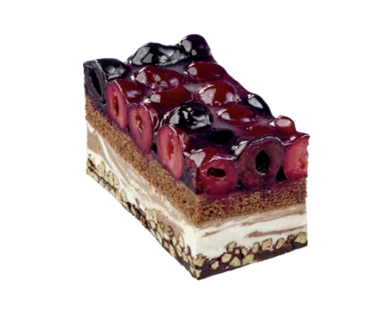 Bild von 1 ST. KIRSCH-SCHOKO-CRISP-SCHNITTE ( UK = 4 STK )